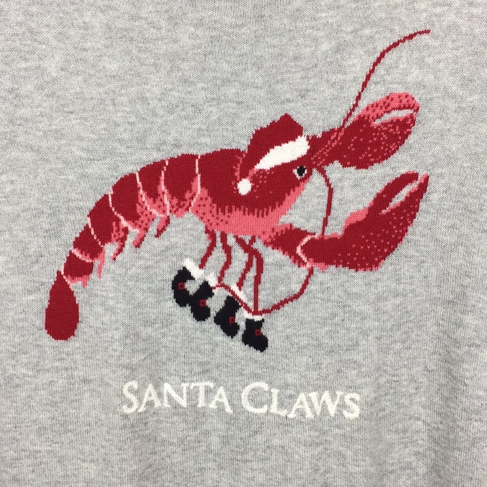 Talbots - RARE - Santa Claws Lobster Long Sleeve Sweater - Picture 3 of 10